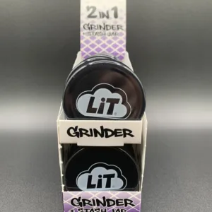 Lit 2in1 Grinder + Stash Jar